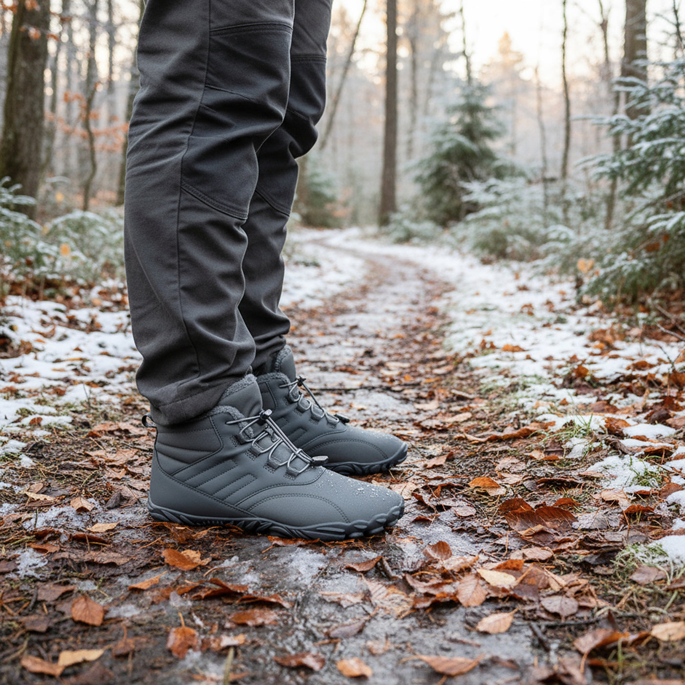 UrbanFrost – Winter-Barfußschuhe für Wärme & Stabilität