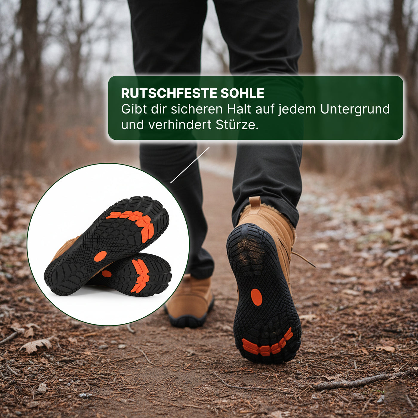 MountainShield – Warme Barfußschuhe für gesunde Füße