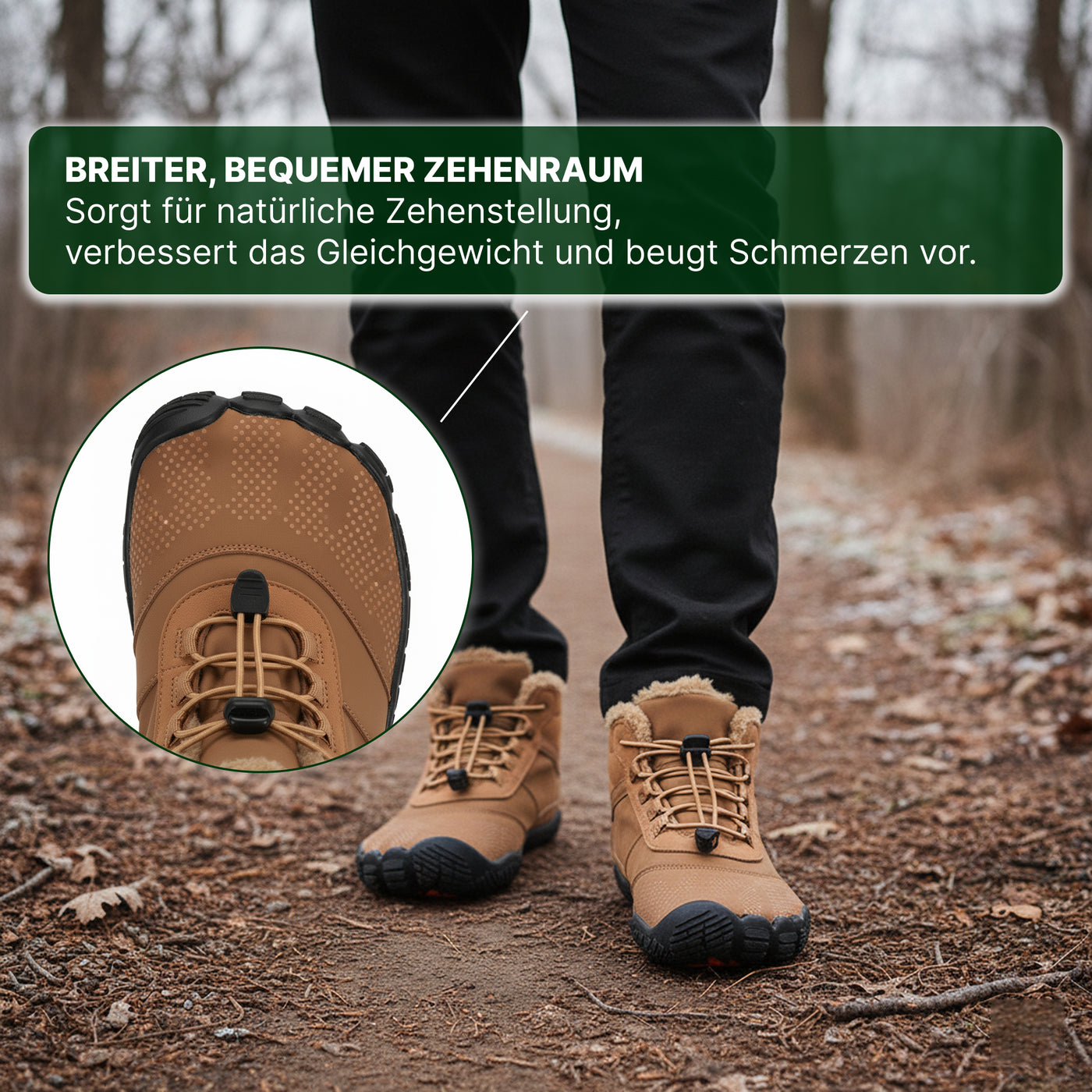 MountainShield – Warme Barfußschuhe für gesunde Füße