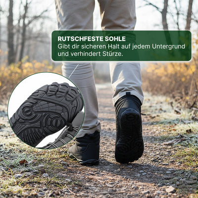 UrbanFrost – Winter-Barfußschuhe für Wärme & Stabilität
