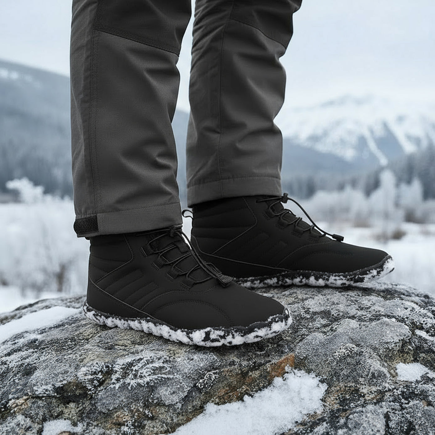 UrbanFrost – Winter-Barfußschuhe für Wärme & Stabilität