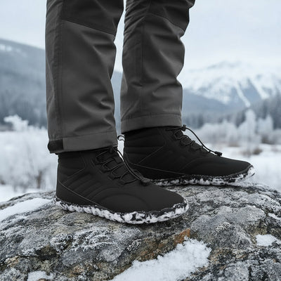 UrbanFrost – Winter-Barfußschuhe für Wärme & Stabilität